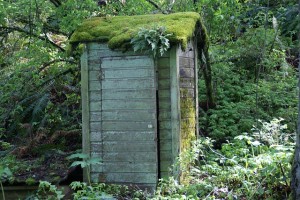 image of an outhouse