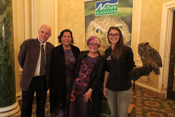 Image of Dawn Bazely and guest at Nature Canada's Nature Ball