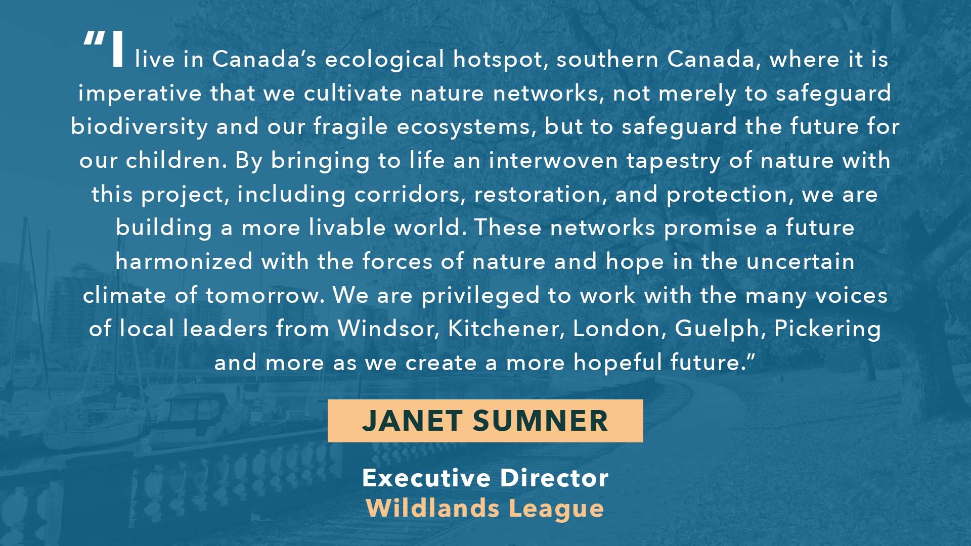 Municipal Protected Areas Quote Wide - Janet Sumner
