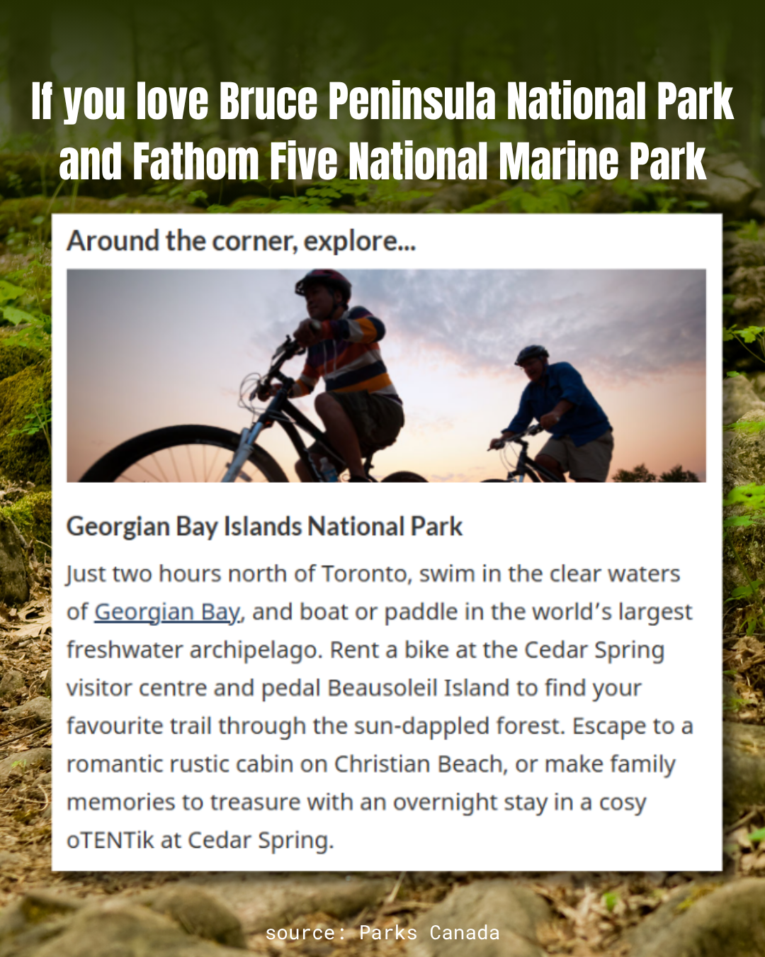 Celebrate Canada's Parks Day / National Parks Day - Nature Canada