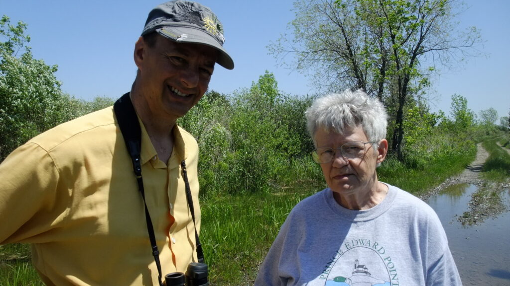Ted Cheskey and Myrna Wood at Ostrander Point Ted-Cheskey-and-Myrna-Wood-at-Ostrander-Point